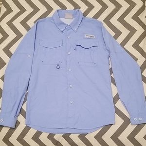 Columbia PFG Fishing shirt with SPF. Size M